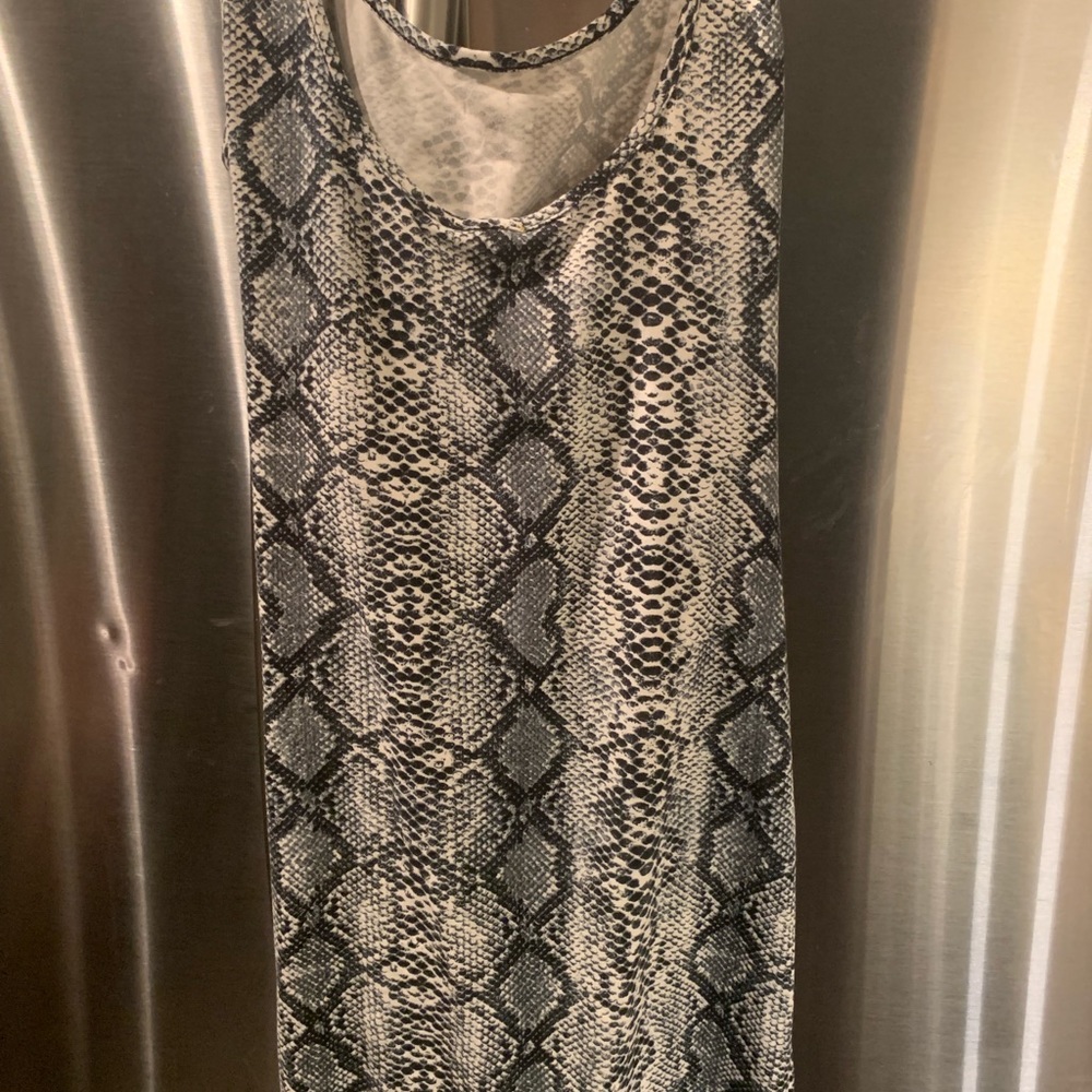 Snake print mini dress - Picture 2 of 2